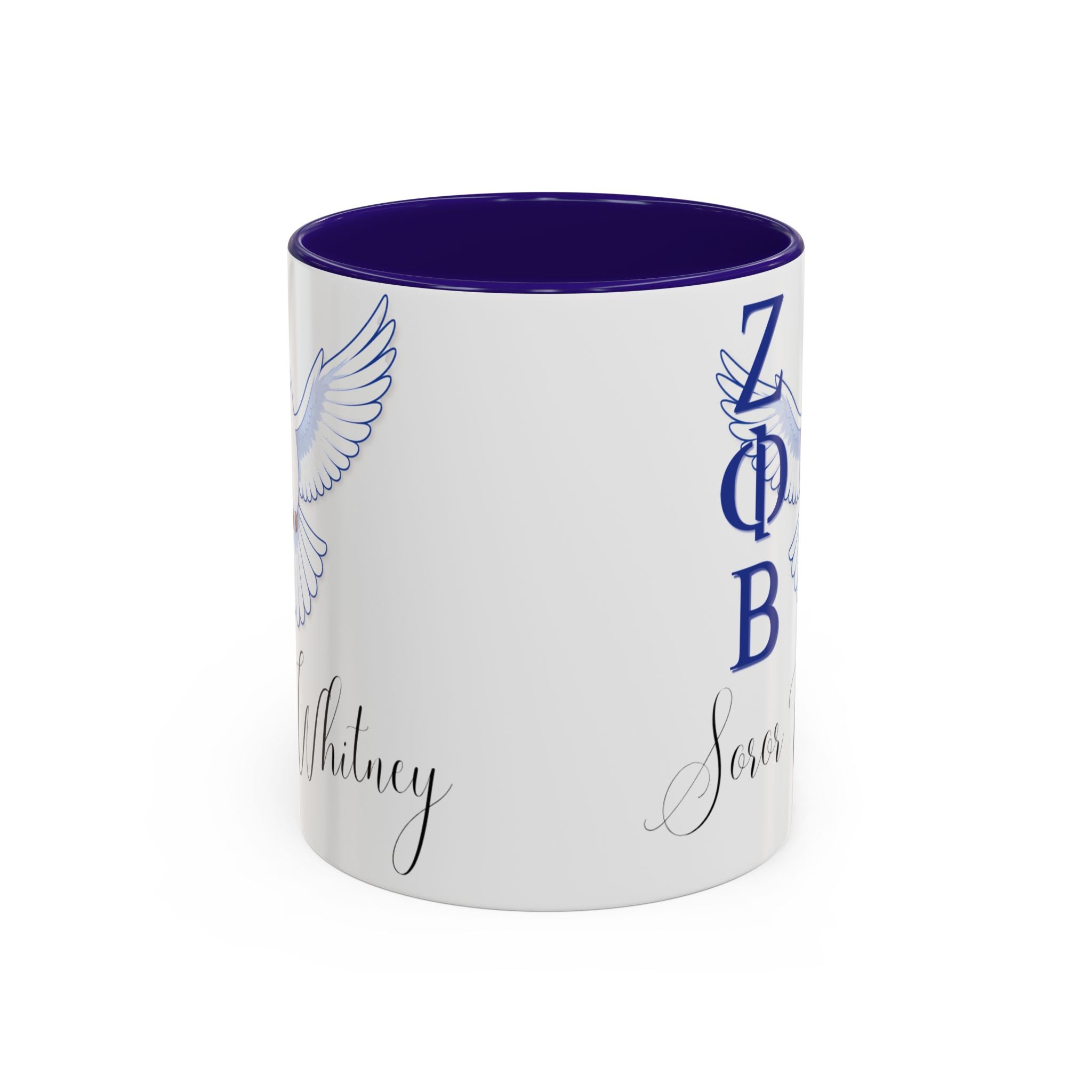 Personalized Zeta Phi Beta Inspired Dove Mug