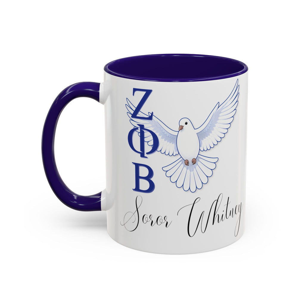 Personalized Zeta Phi Beta Inspired Dove Mug