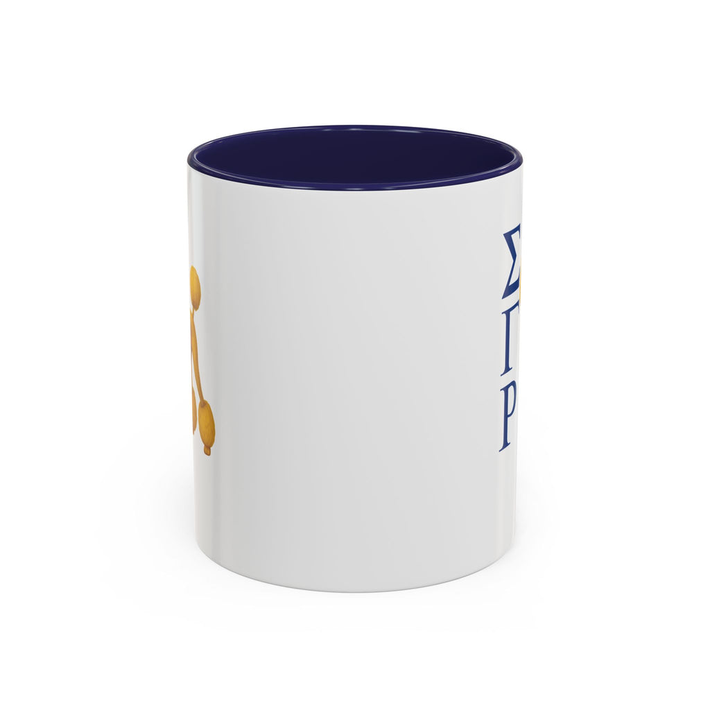 Golden Poodle Sigma Gamma Rho Accent Coffee Mug