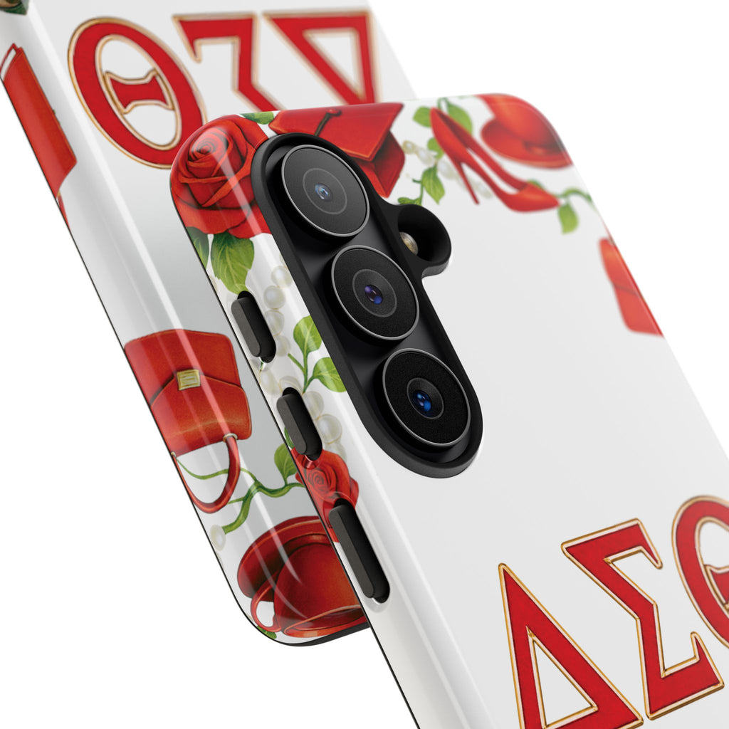 Delta Sigma Theta Inspired Elephant Rose Phone Case